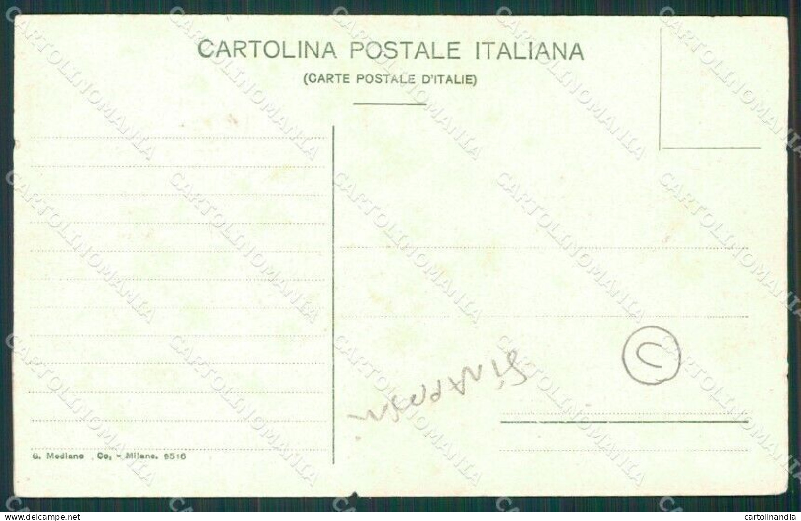 Vibo Valentia Monteleone Terremoto Delle Calabrie STRAPPINI Cartolina QZ4275 - Vibo Valentia