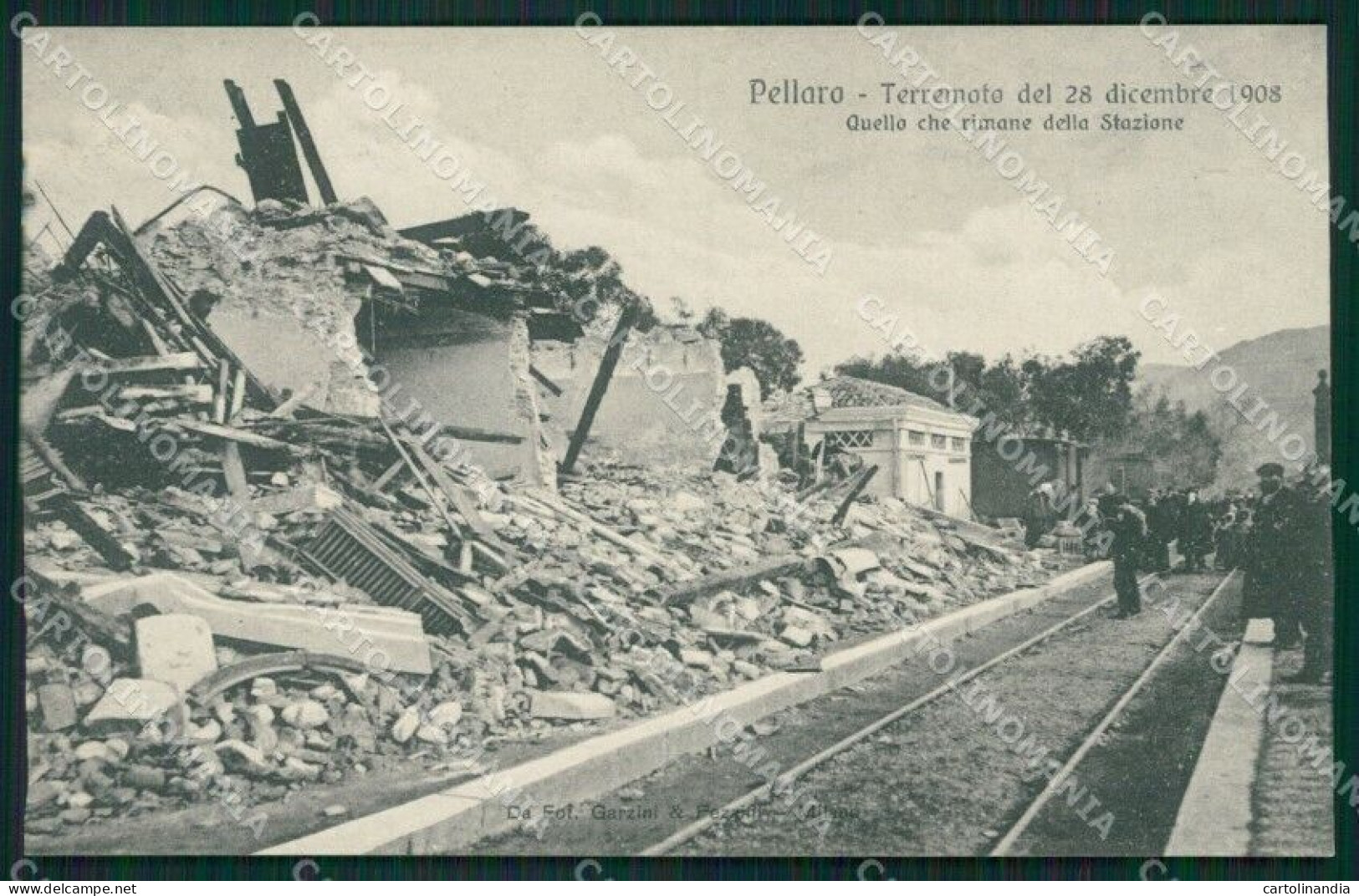 Reggio Calabria Pellaro Terremoto Delle Calabrie Cartolina QZ4298 - Reggio Calabria
