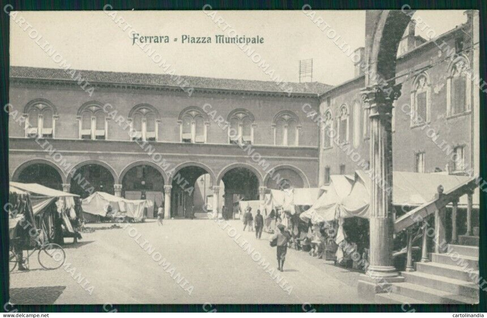 Ferrara Città Mercato Cartolina QZ4461 - Ferrara