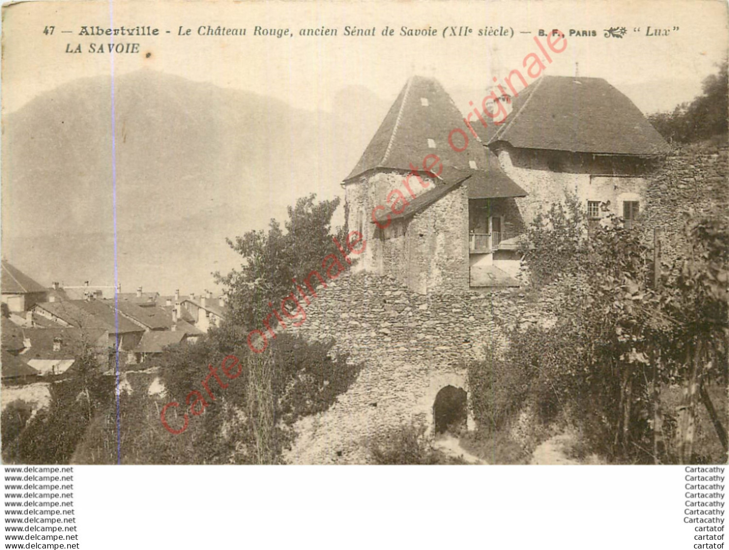 73.  ALBERTVILLE .  Le Château Rouge. Ancien Sénat De Savoie . - Albertville