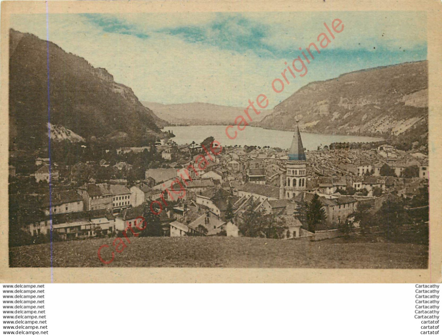 01.  NANTUA Et Le Lac .  Vue Générale . - Nantua