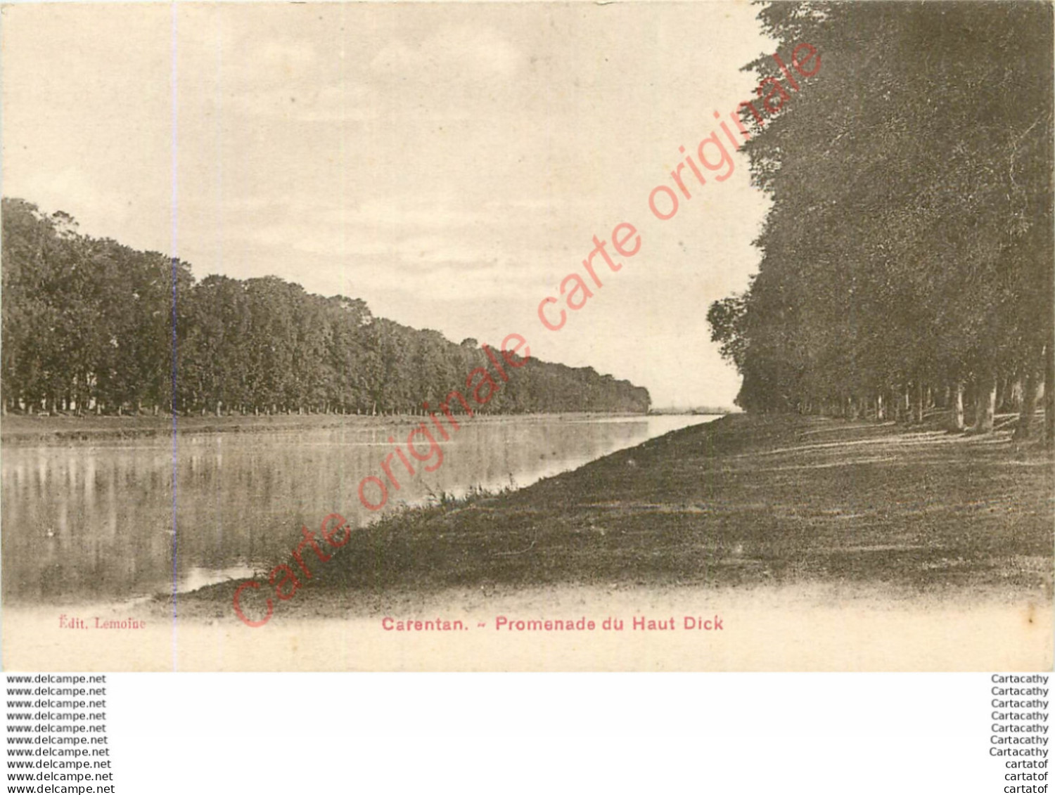 50.  CARENTAN .  Promenade Du Haut Dick . - Carentan