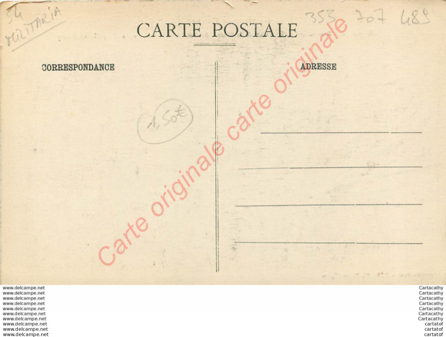 54.  GERBEVILLER LA MARTYRE . Rue De La Poste . - Gerbeviller