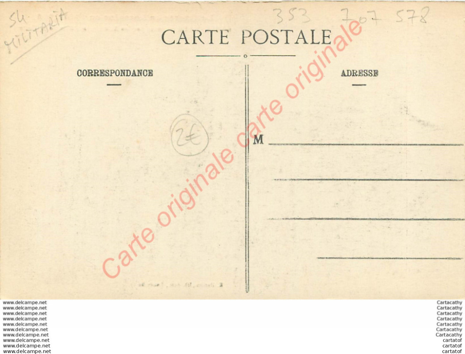 54.  GERBEVILLER Incendiée Par Les Allemands . Rue De La Poste . - Gerbeviller