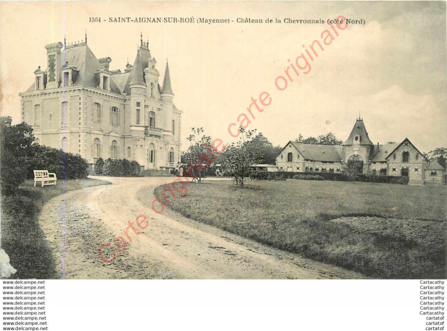 53. SAINT AIGNAN SUR BOE .   Château De Ka CHEVRONNAIS Côté Nord . - Saint Aignan Sur Roe