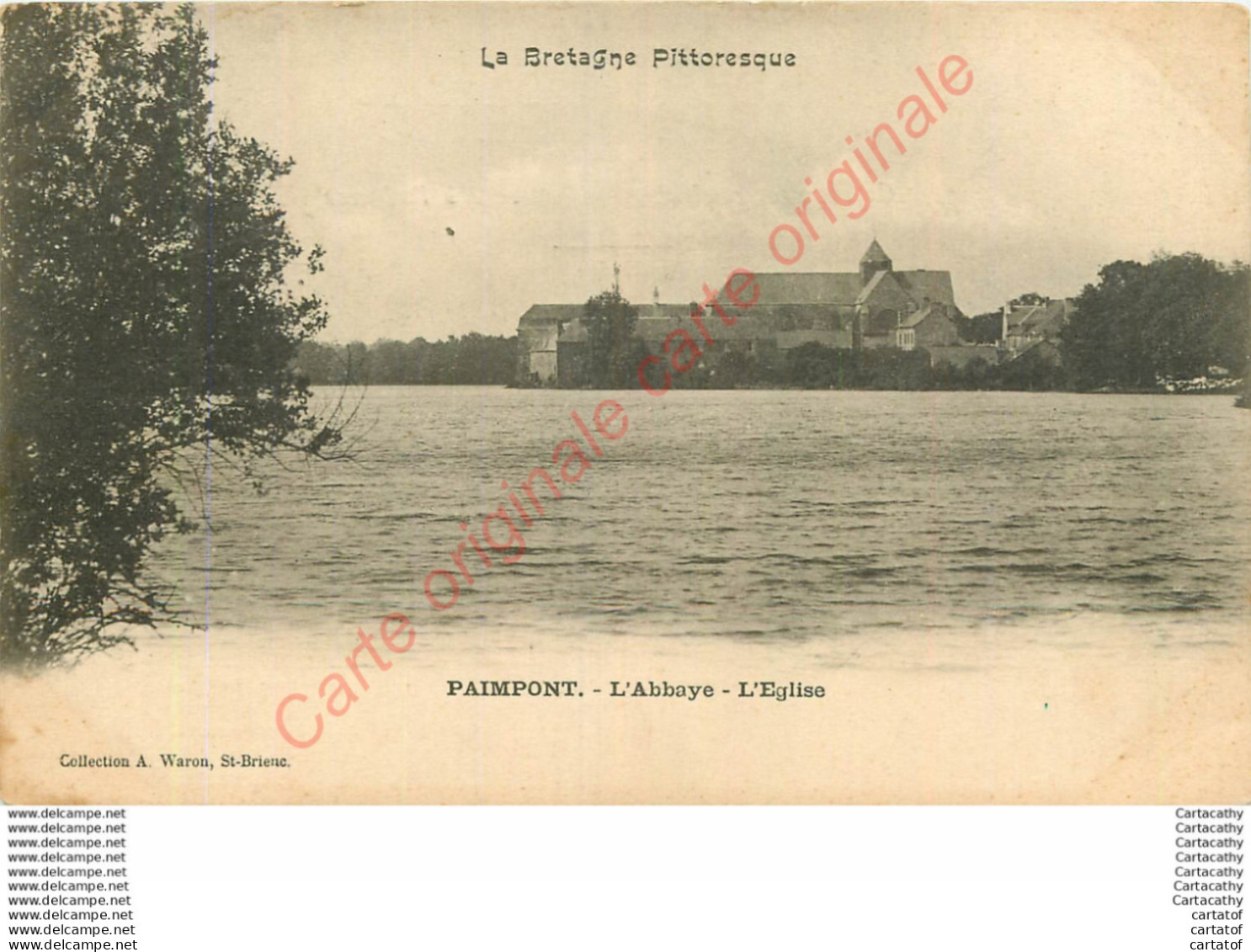 35.  PAIMPONT .  L'ABBAYE . L'EGLISE . - Paimpont