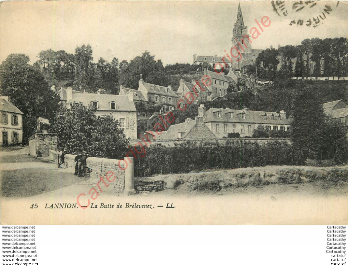 22.  LANNION .  La Butte De Brélevenez . - Lannion