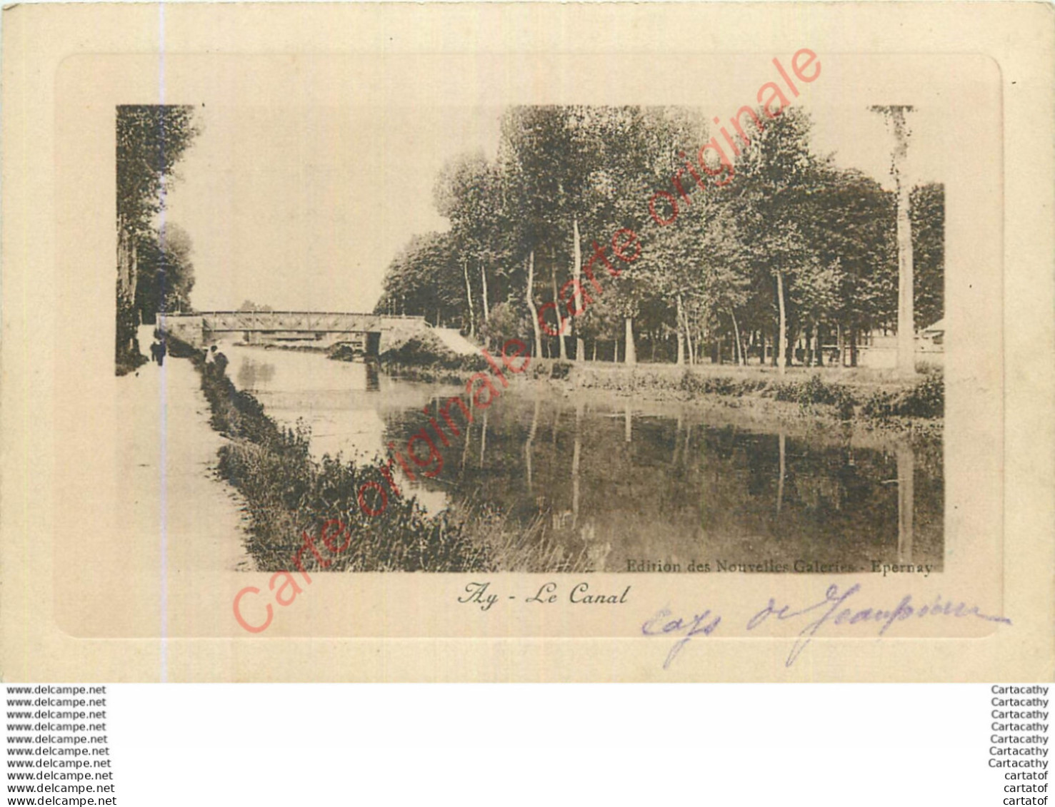 51.  AY .  Le Canal . - Ay En Champagne