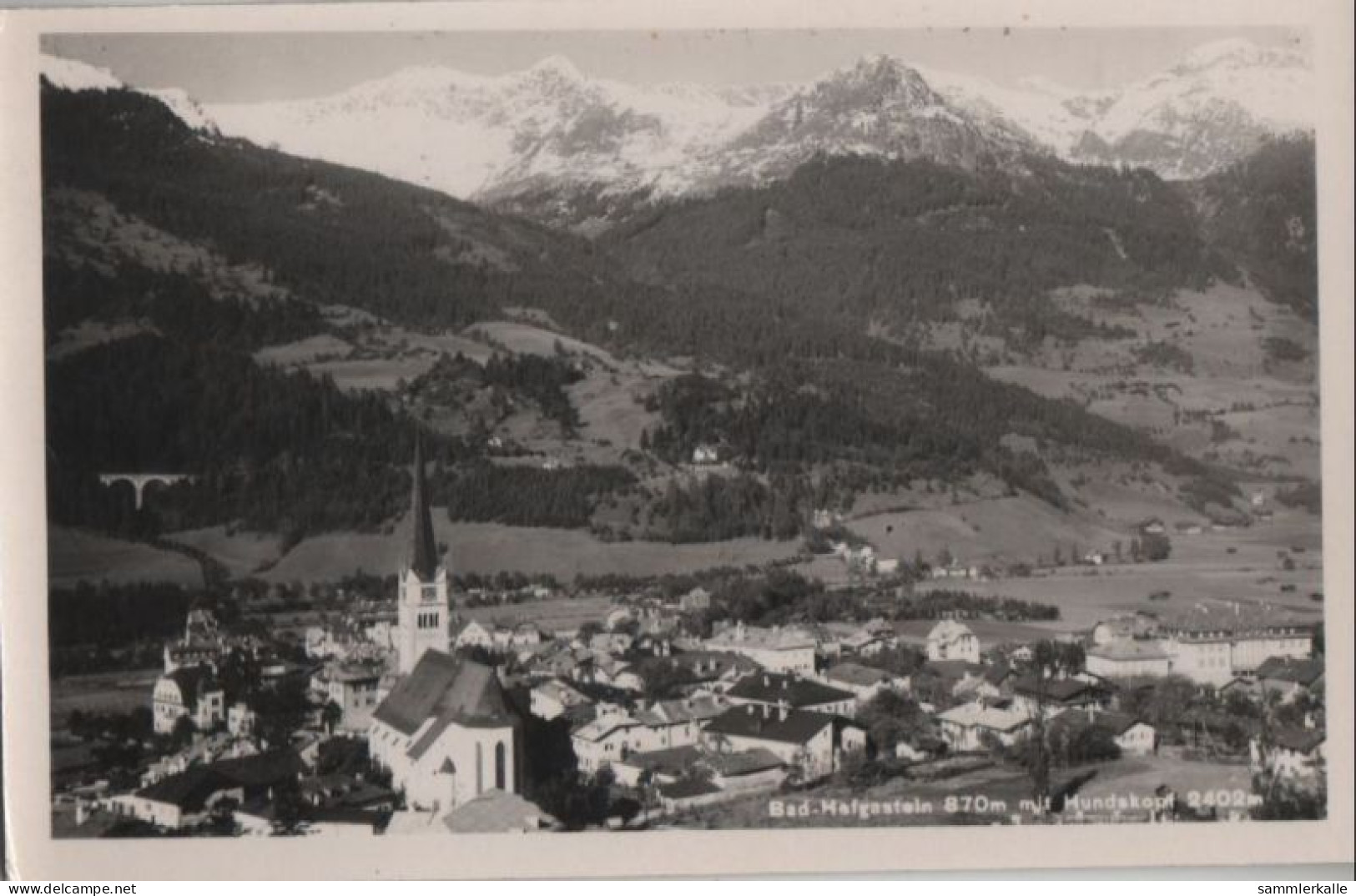 60307 - Österreich - Bad Hofgastein - Mit Hundskopf - 1951 - Bad Hofgastein