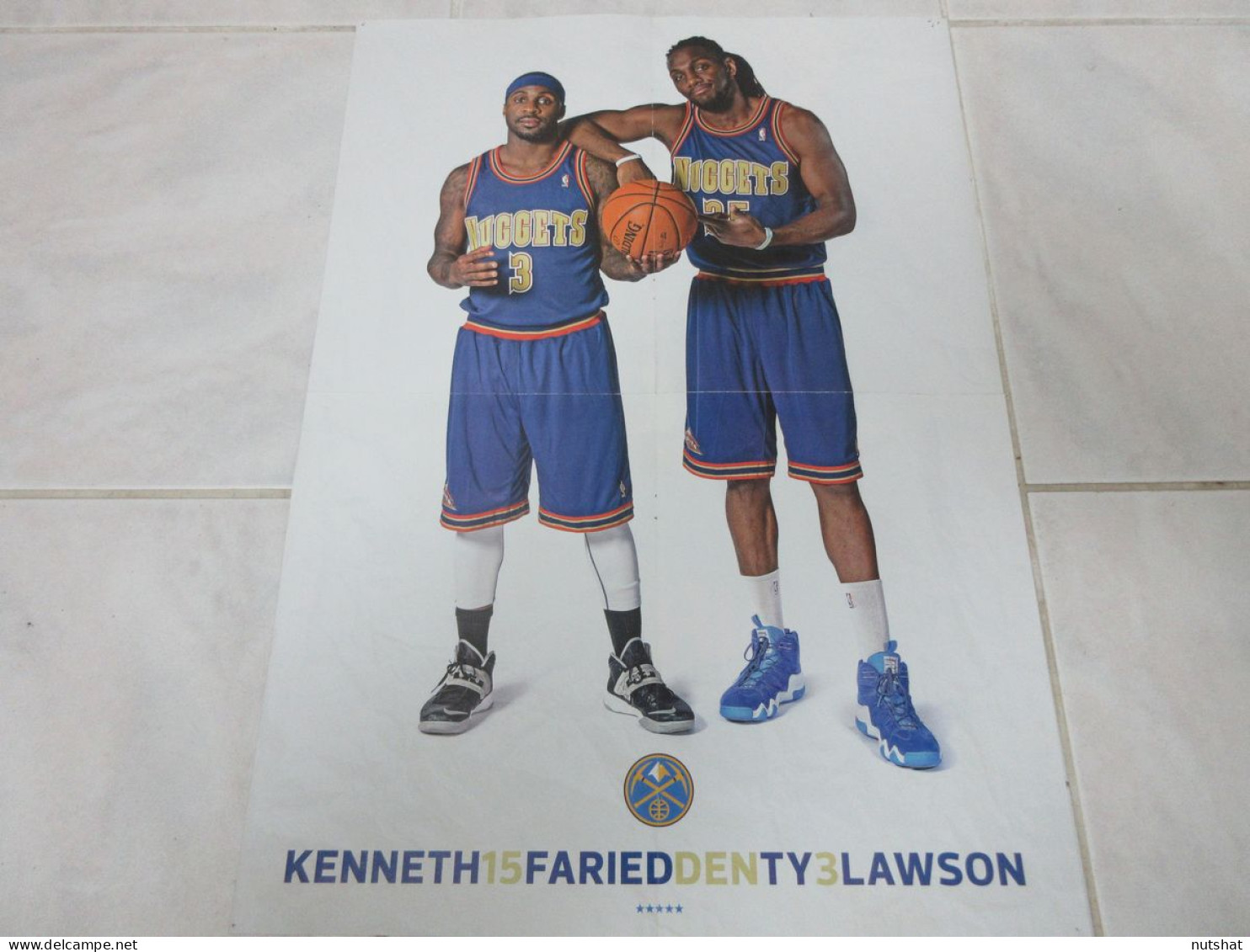 BASKET NBA POSTER 31 Blake GRIFFIN LA CLIPPERS Au Dos Kenneth FARIED Ty LAWSON   - Sonstige & Ohne Zuordnung