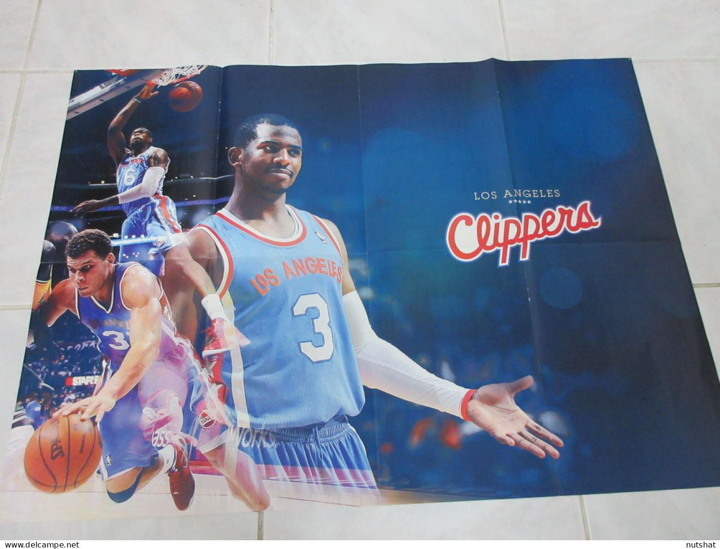 BASKET NBA POSTER 21 DURANT WESTBROOK HARDEN THUNDER Au Dos LOS ANGELES CLIPPERS - Sonstige & Ohne Zuordnung