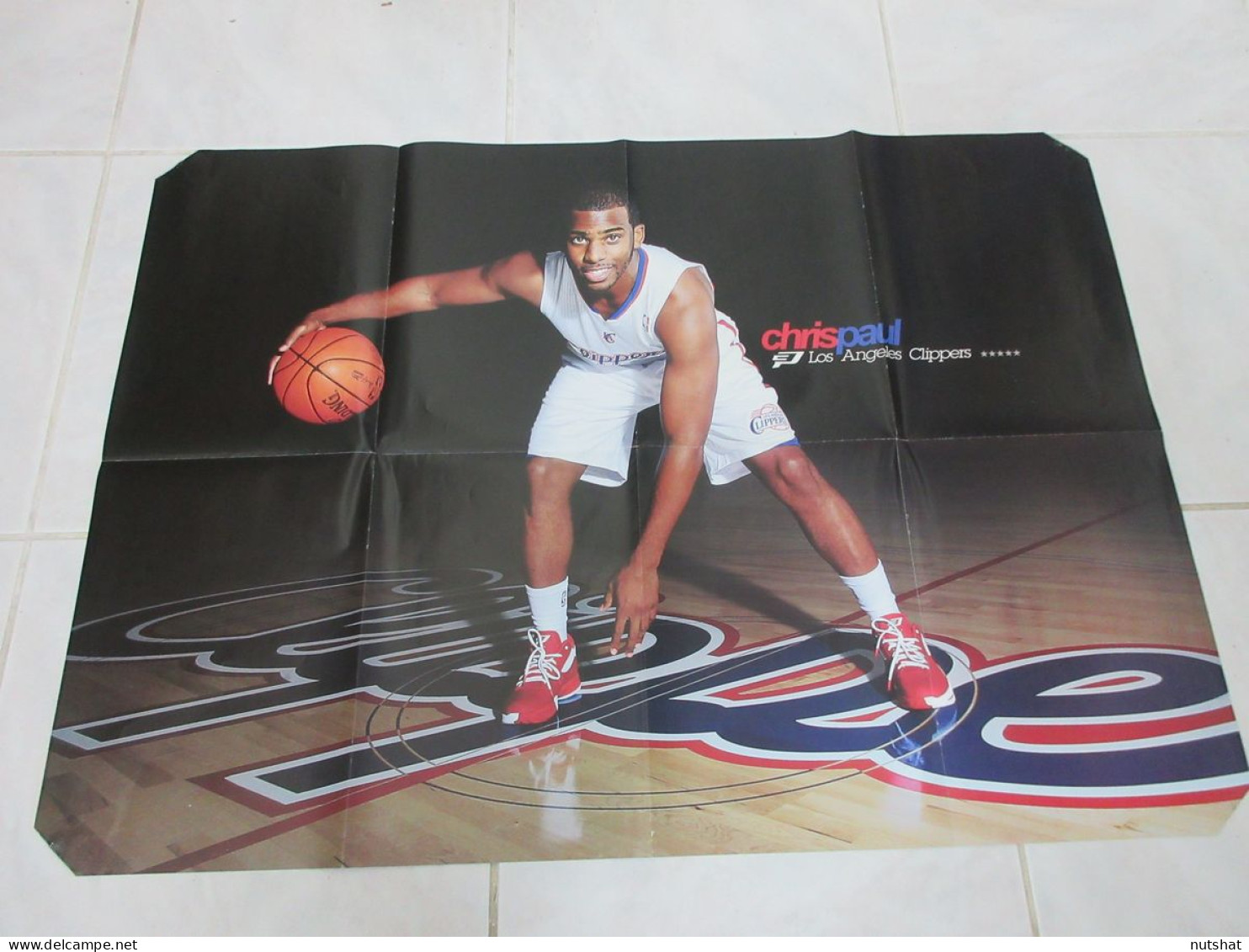 BASKET NBA POSTER 19 Chris PAUL LA CLIPPERS Au Dos Dwight HOWARD                 - Other & Unclassified
