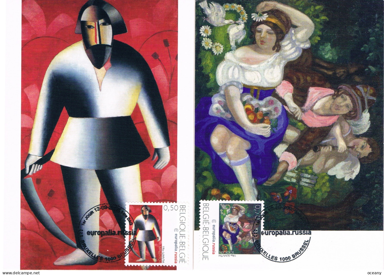 Belgique - Europalia - Russie : Peintures CM 3430/3431 (année 2005) - 2001-2010