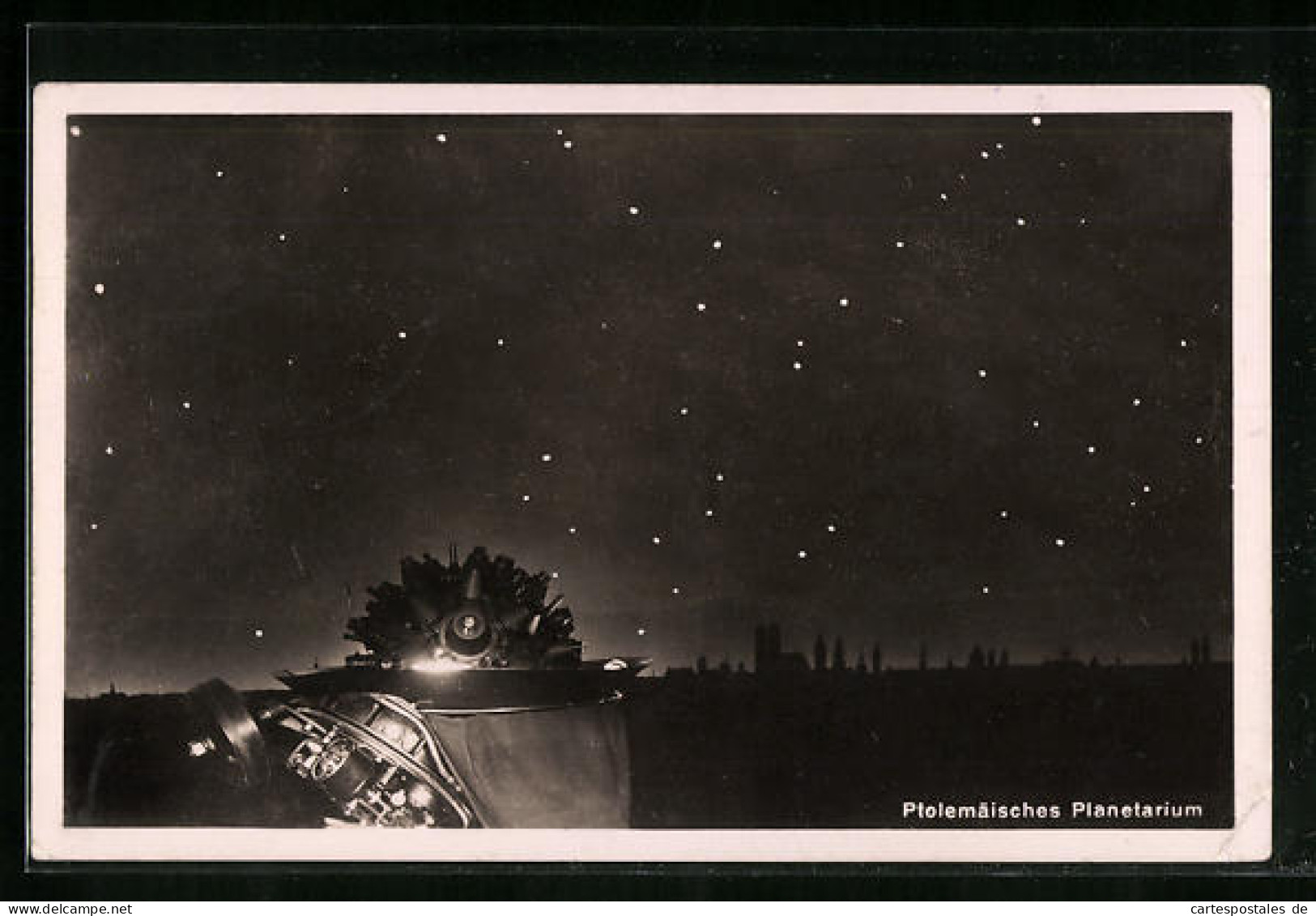 AK Ptolemäisches Planetarium Bei Nacht  - Astronomie