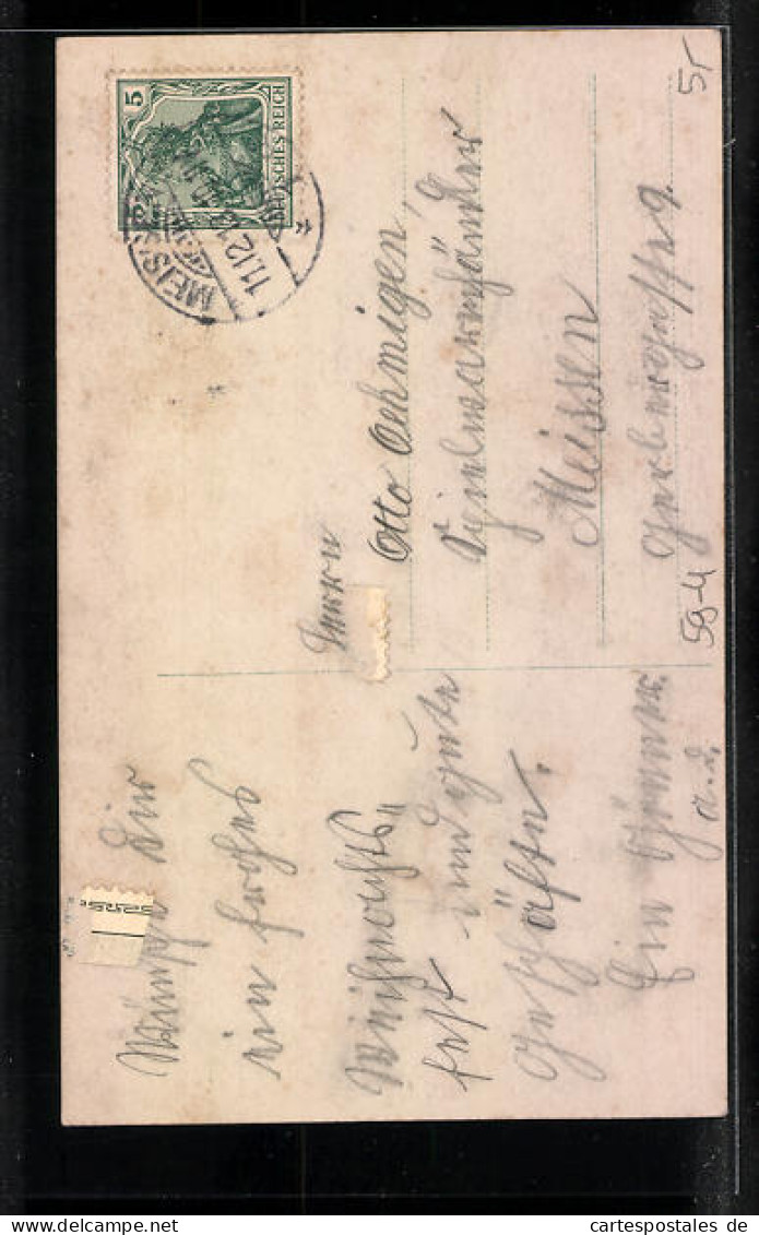 AK Kurioses Datum 11.12.1913, Hübsche Frau Am Briefkasten  - Astronomia