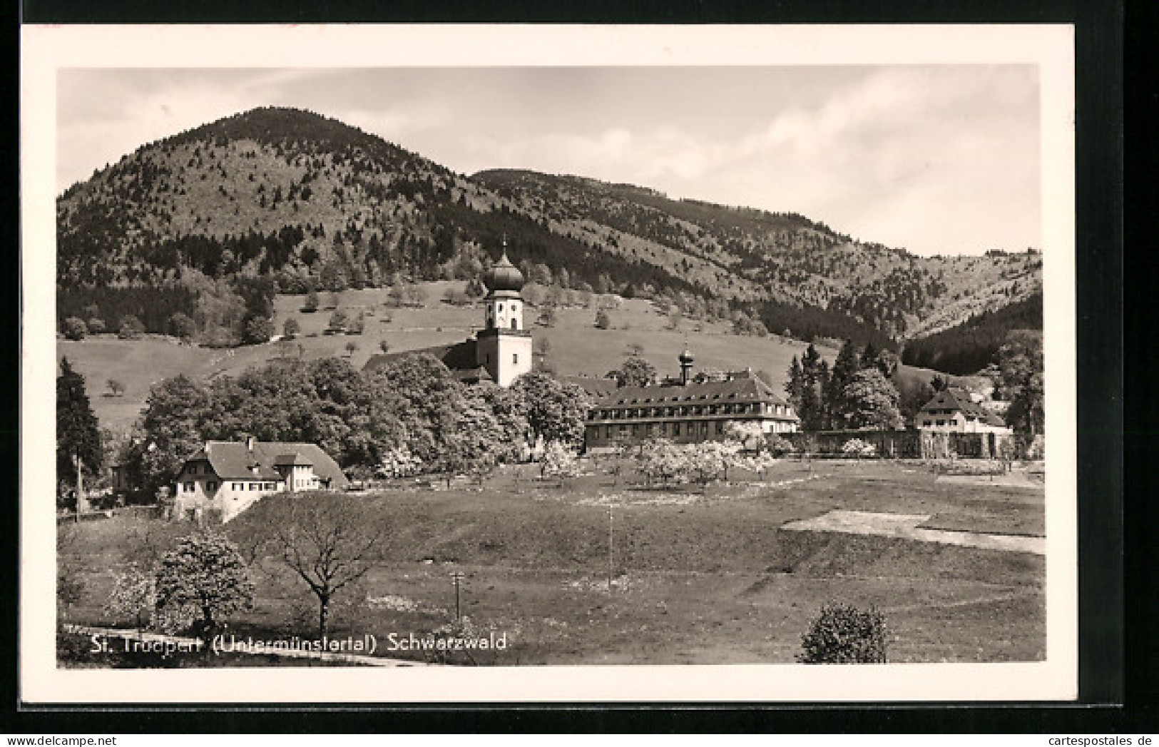 AK Münstertal /Schwarzwald, Klosteranlage St Trudpert  - Muenstertal