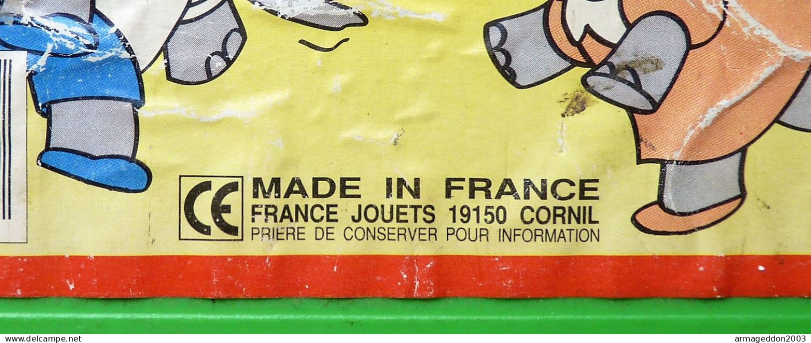 VINTAGE ANNEE 90 BOITE À CUBES BABAR FRANCE JOUETS 20 PIECES BE