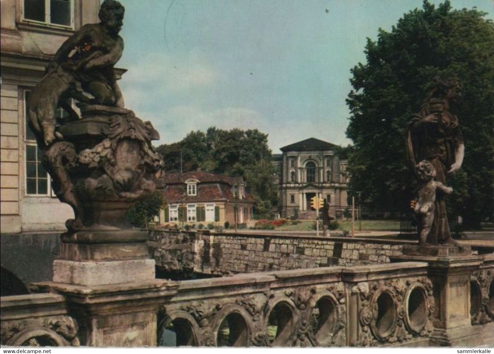 105748 - Wolfenbüttel - Blick Vom Schloss Auf Bibliothek - Ca. 1970 - Wolfenbuettel