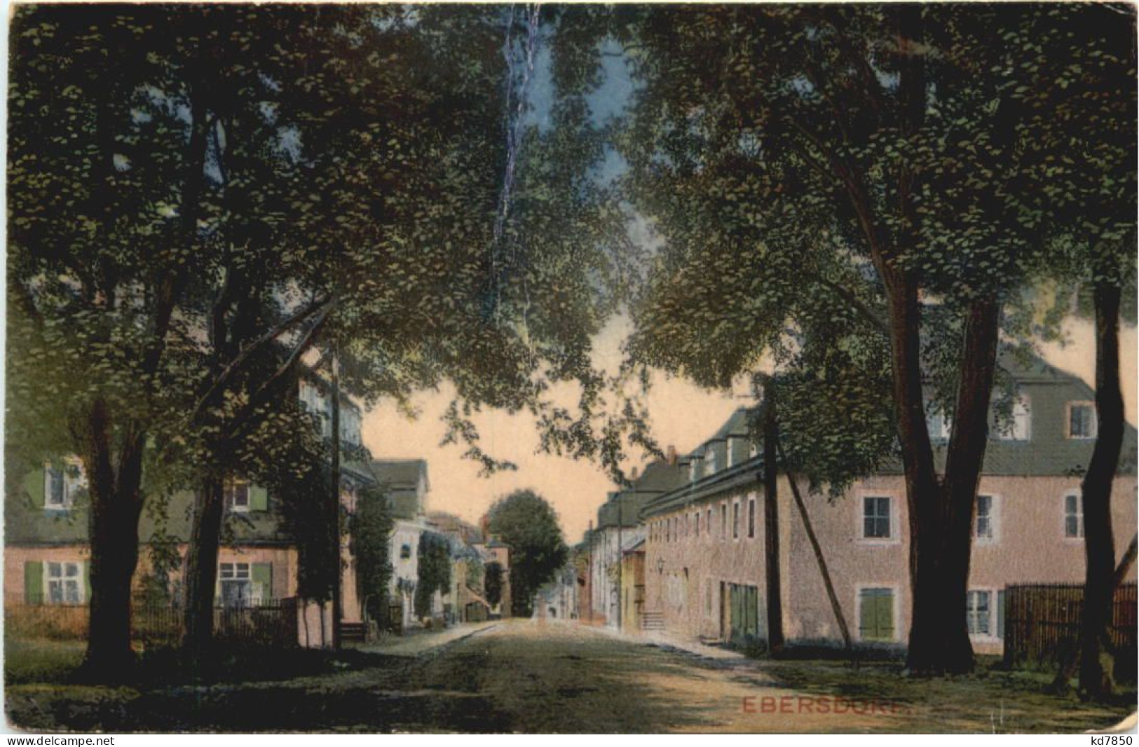 Ebersdorf Reuss - HAuptstrasse - Ebersdorf