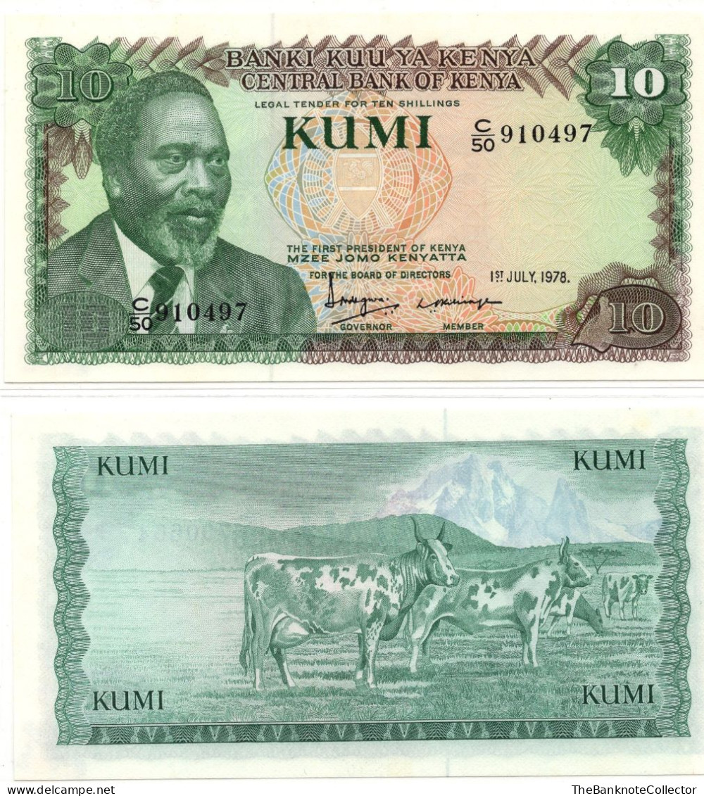 Kenya 10 Kumi 1978 P-16 UNC - Kenia