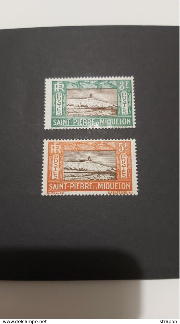 ST PIERRE Et MIQUELON POSTES 156/157 ** GRAND LUXE FORTE CÔTE +++++++++++++ - Unused Stamps