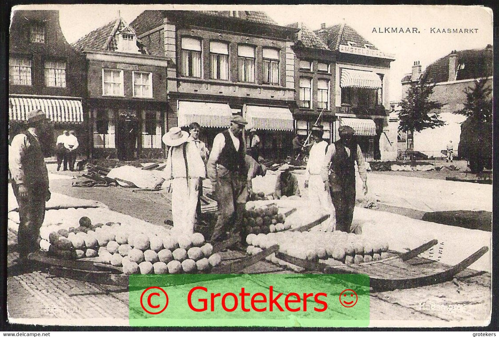 ALKMAAR Kaasmarkt 1936 - Alkmaar