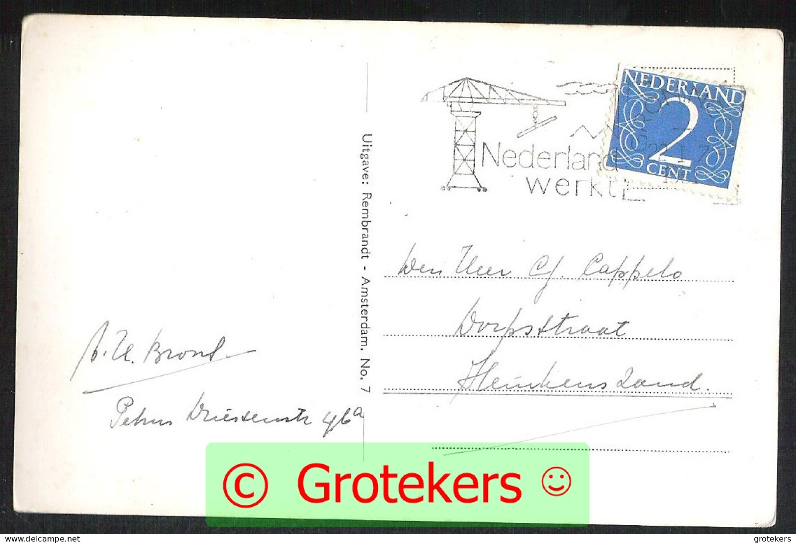 GRONINGEN Provinciehuis 1951 - Groningen