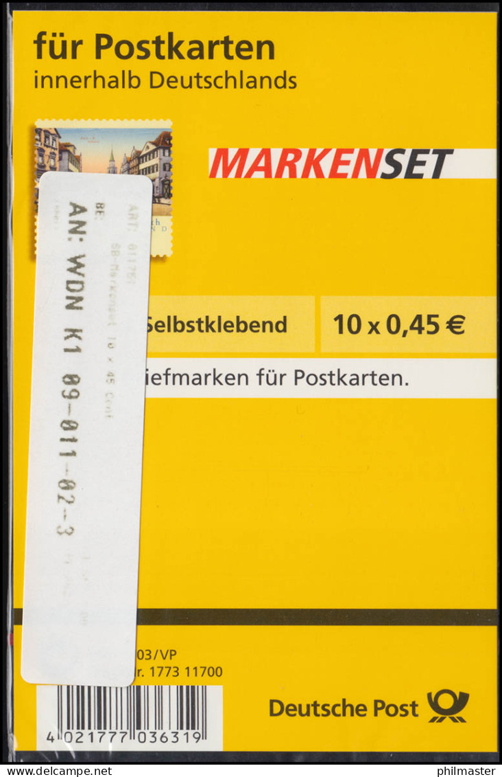 66I SB Aa MH Fürth Blister Stand 01/2007, Rotes Aufreißband, Label B ** - 2001-2010