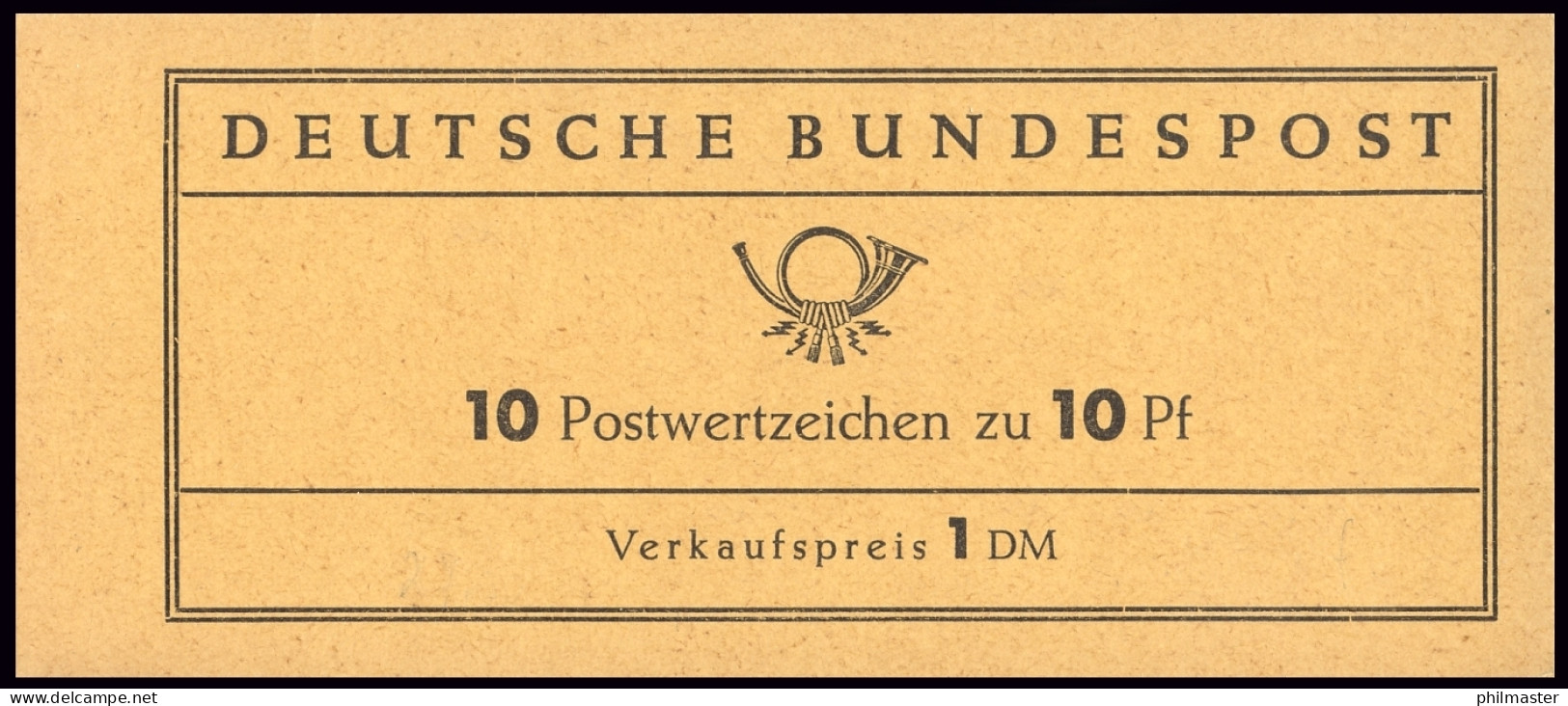 6d MH Heuss 1961, R1, Unbedruckter Rand ** - 1951-1970