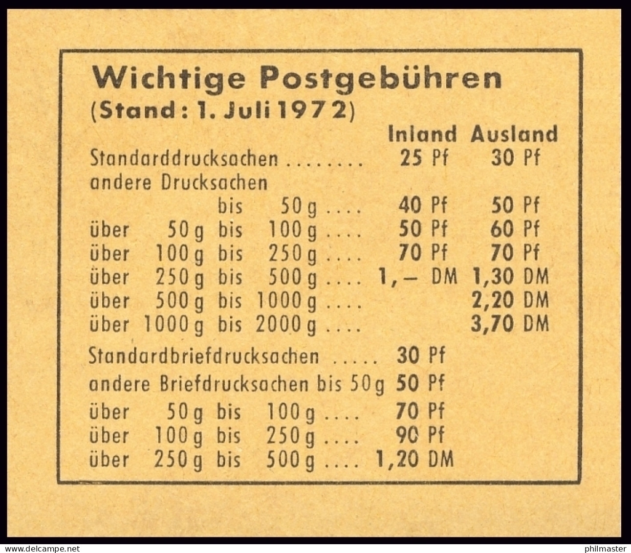 18a MH Unfall 1972, RLV I, Postfrisch - 1951-1970