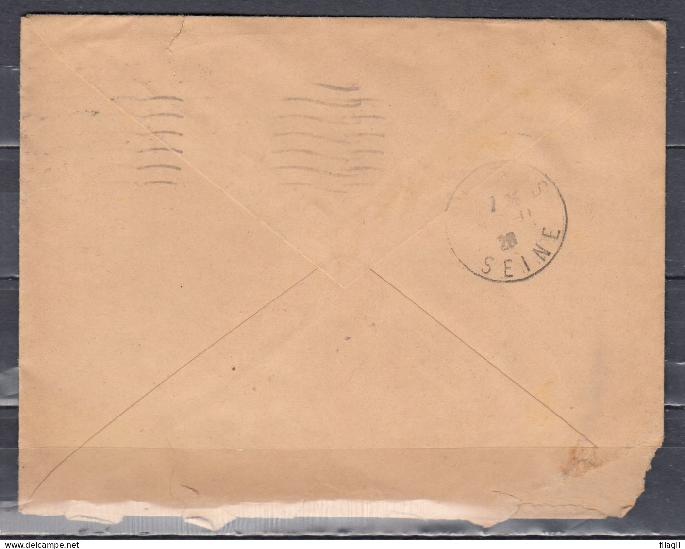 Brief Van Paris 114 De Strasbourg Naar Thiais - Cartas & Documentos