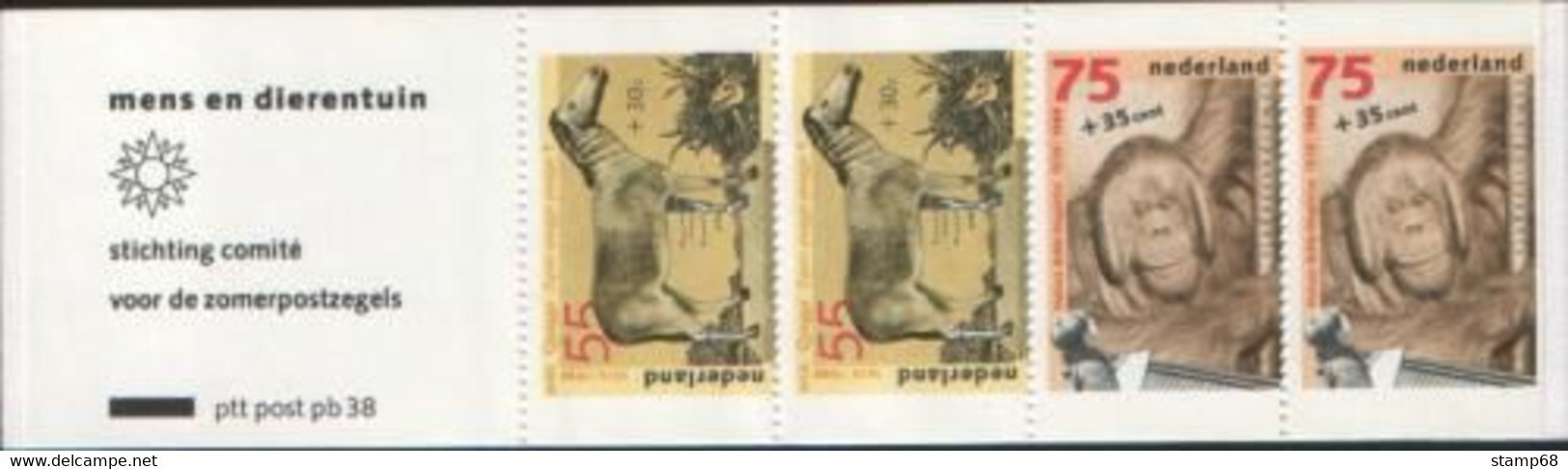 Nederland NVPH PB38 Zomerzegels 1988 MNH Postfris - Carnets Et Roulettes