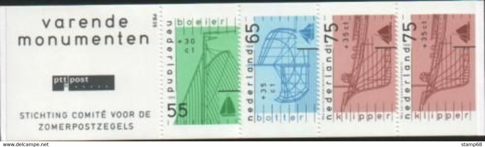 Nederland NVPH PB39 Zomerzegels 1989 MNH Postfris - Booklets & Coils