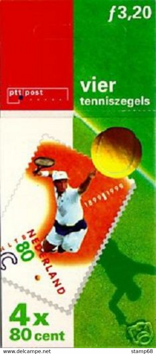 Nederland NVPH PB52 Honderd Jaar KNLTB 1999 MNH Postfris Tennis - Booklets & Coils