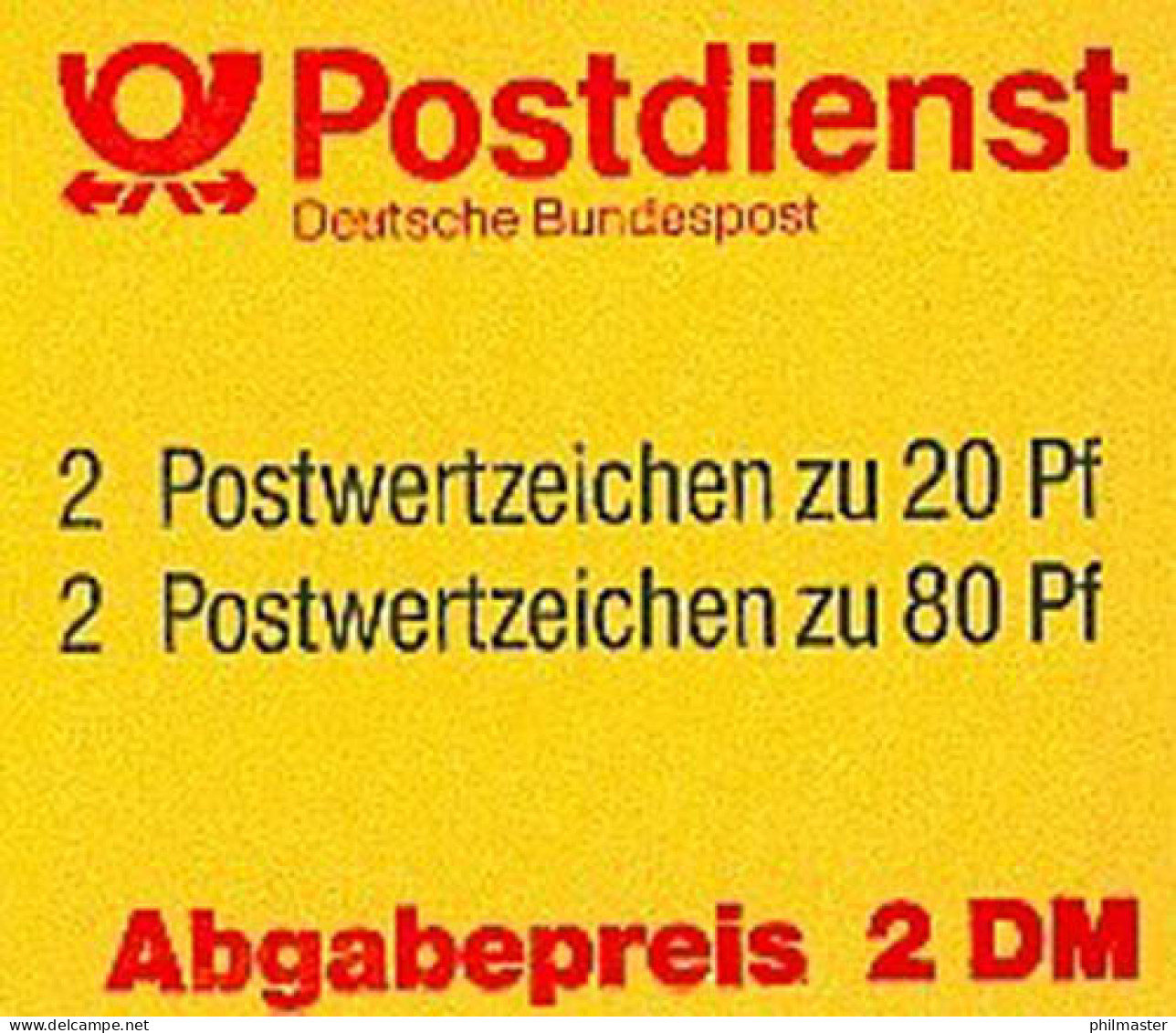 28a MH SWK 2,- DM 1993, 50/3,5 Mm, Gestempelt - 1971-2000