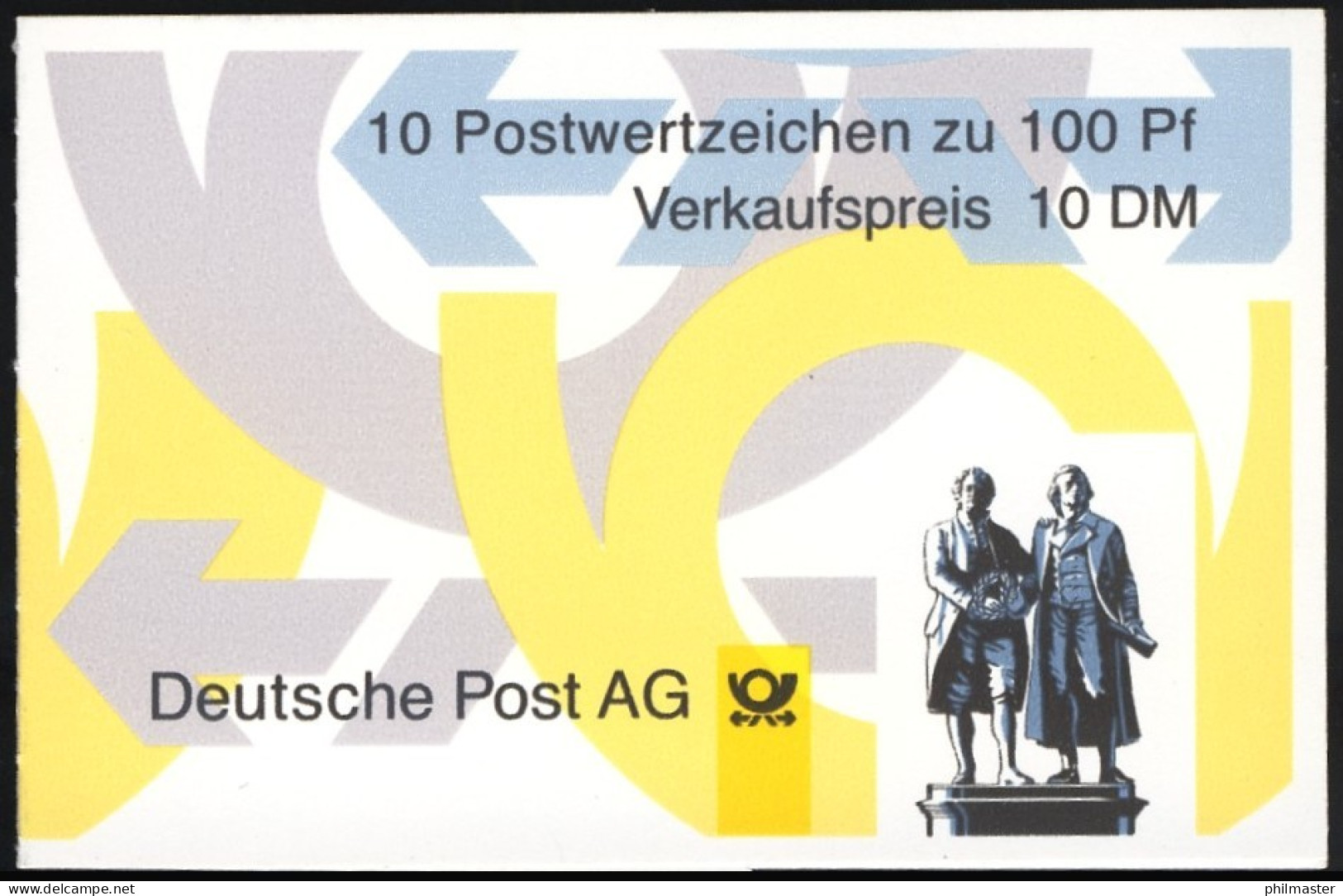 36II MH Goethe/Schiller, Rote Randziffern(fragmente), Postfrisch - 1971-2000