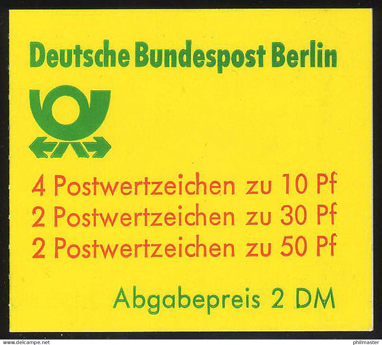 11g MH BuS 1980 - Mit VS-O Berlin 12 - Booklets