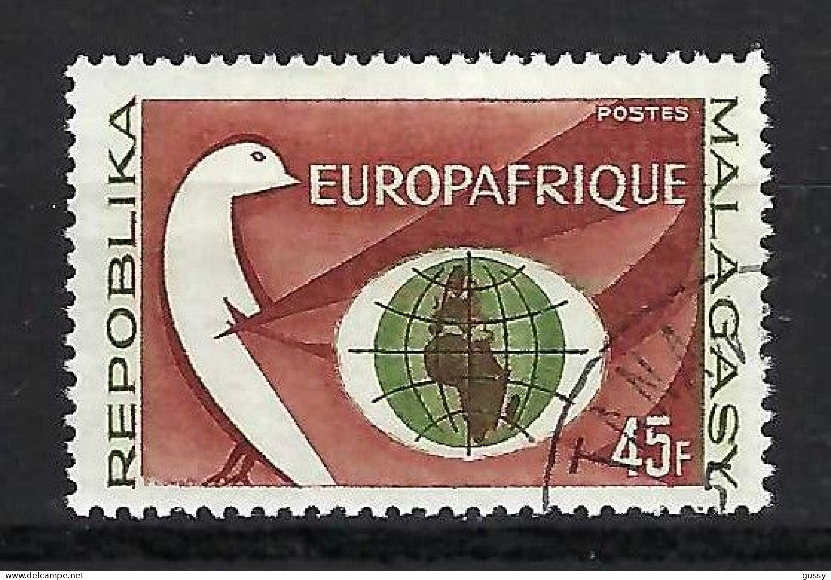 MADAGASCAR Ca.1966: Lot D' Obl. "Europafrique" - Madagaskar (1960-...)