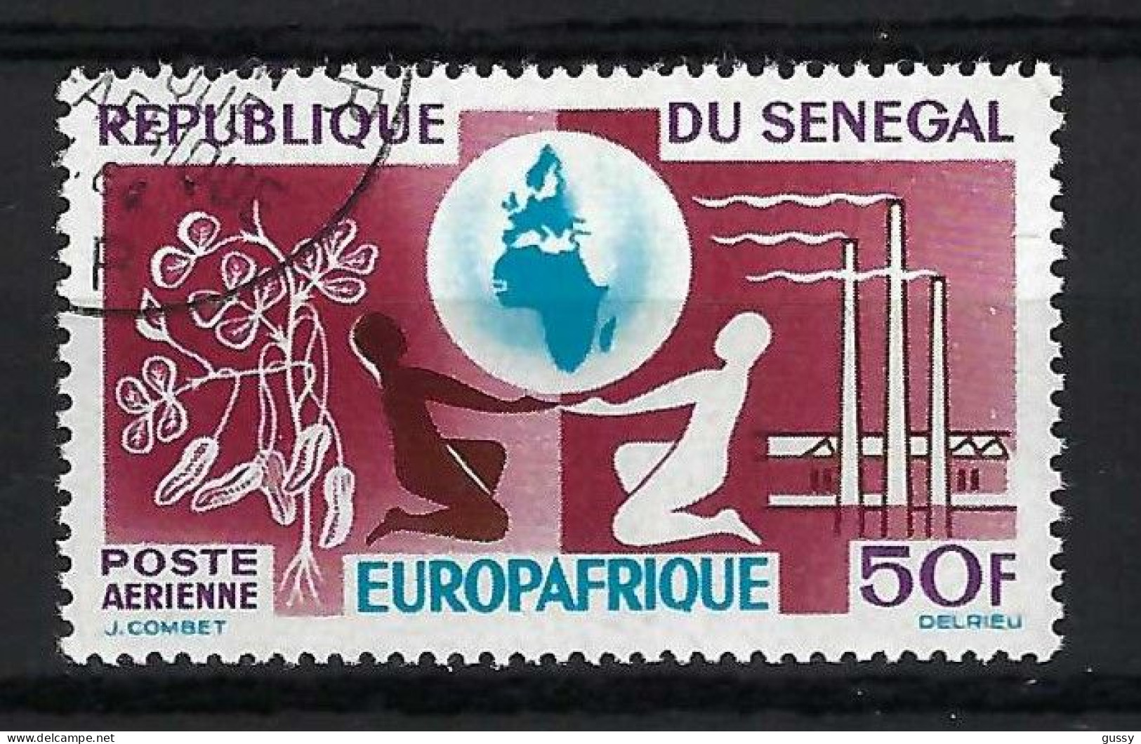 SENEGAL Ca.1966: Lot D' Obl. "Europafrique" - Senegal (1960-...)