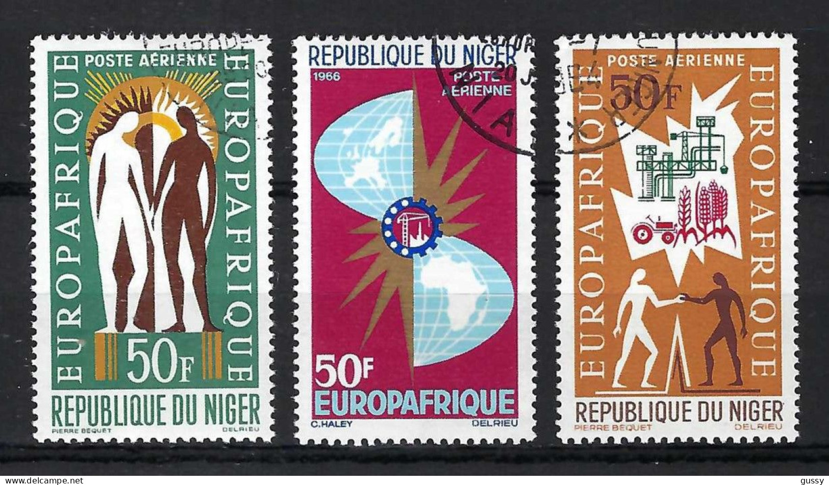 NIGER Ca.1966: Lot D' Obl. "Europafrique" - Níger (1960-...)