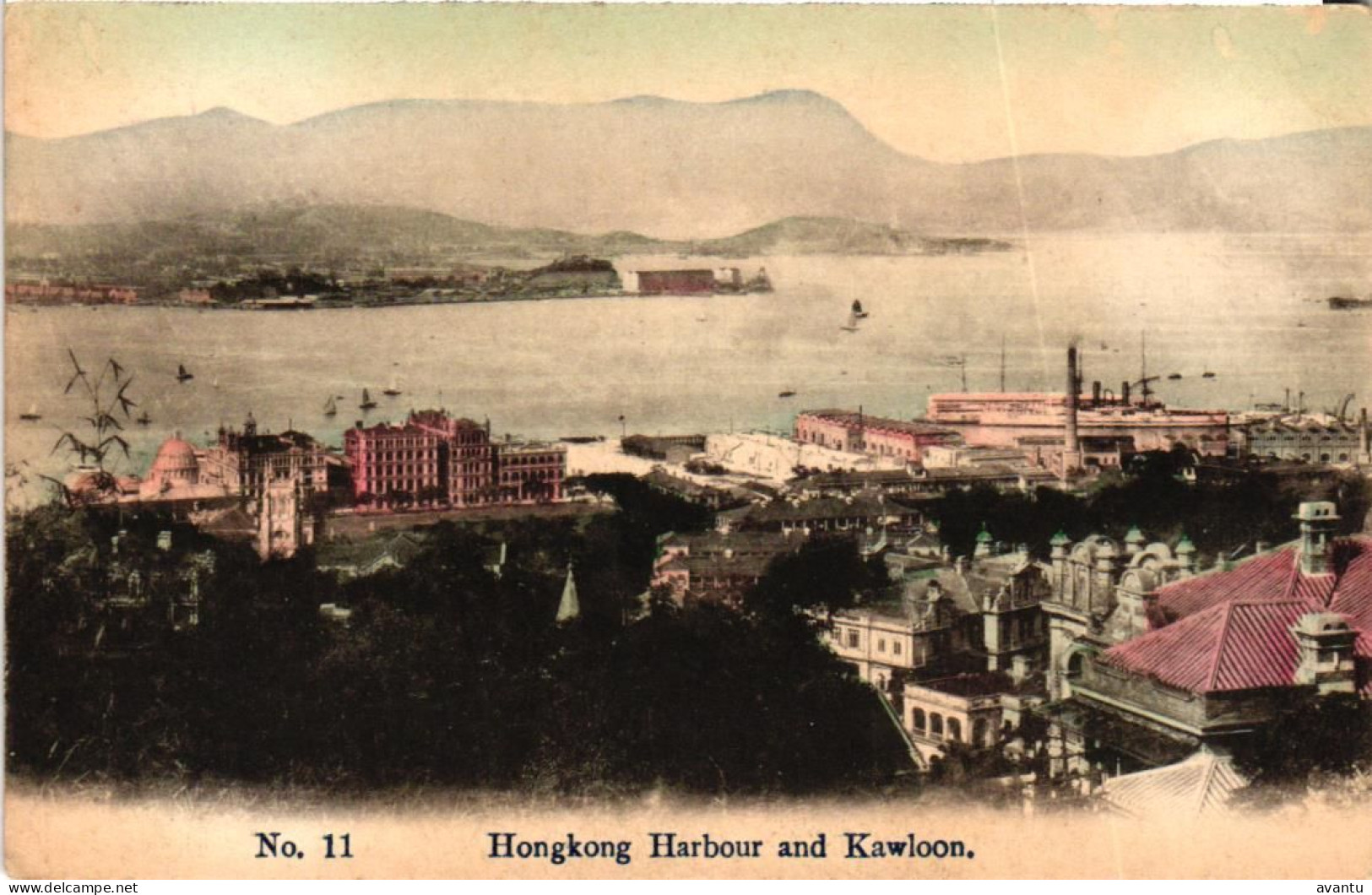 CHINA / HONG KONG  /  HARBOUR AND KAWLOON - Chine