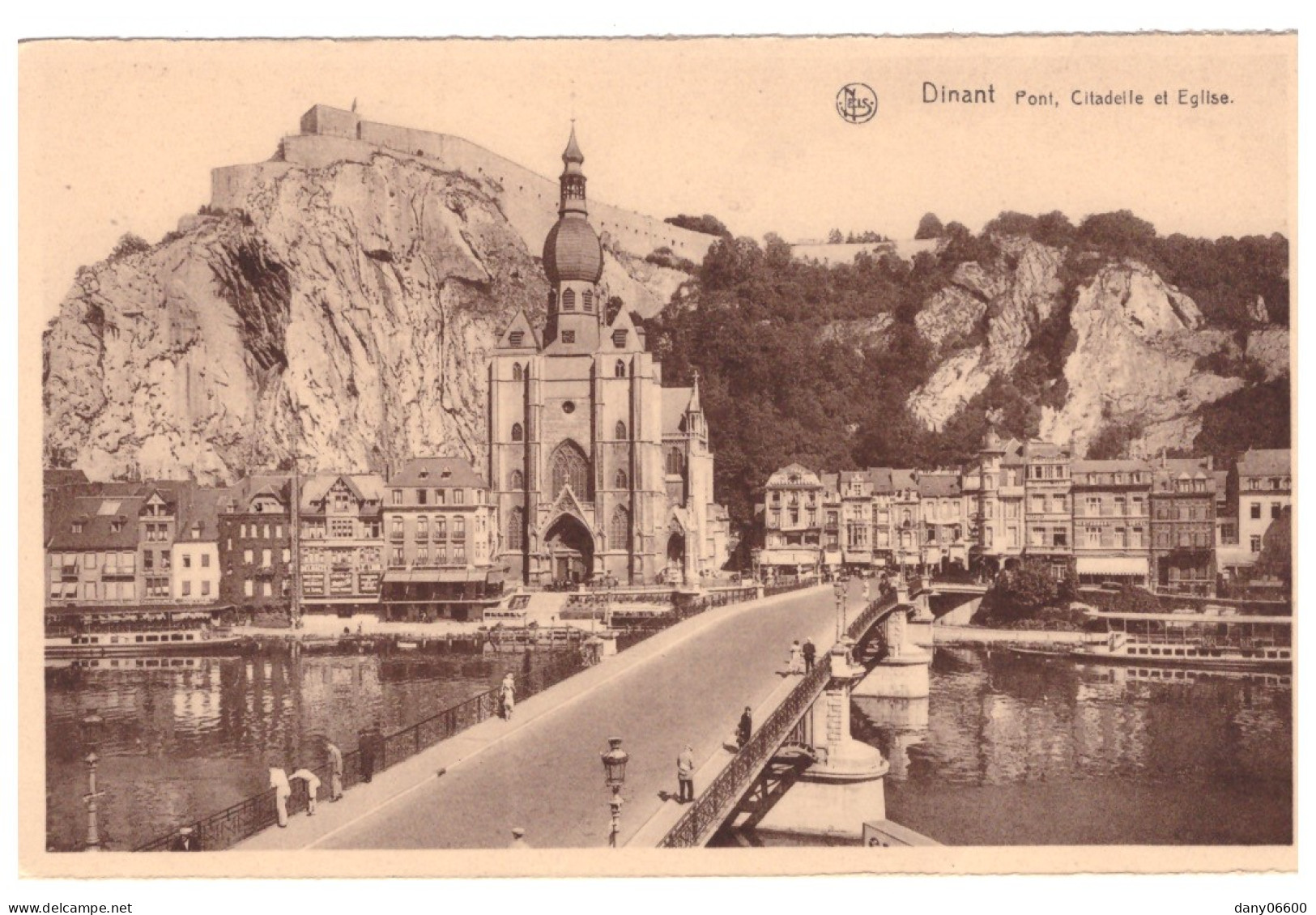 DINANT - Pont, Citadelle Et Eglise (carte Animée) - Dinant