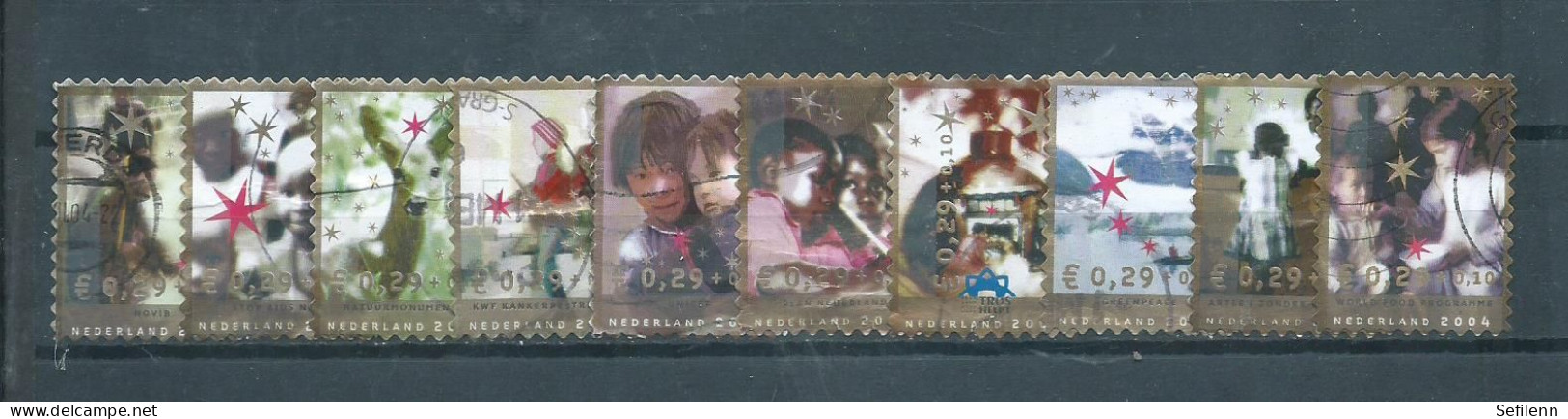 2004 Netherlands Complete Set Kerst,noël,Weihnachten,christmas Used/gebruikt/oblitere - Used Stamps