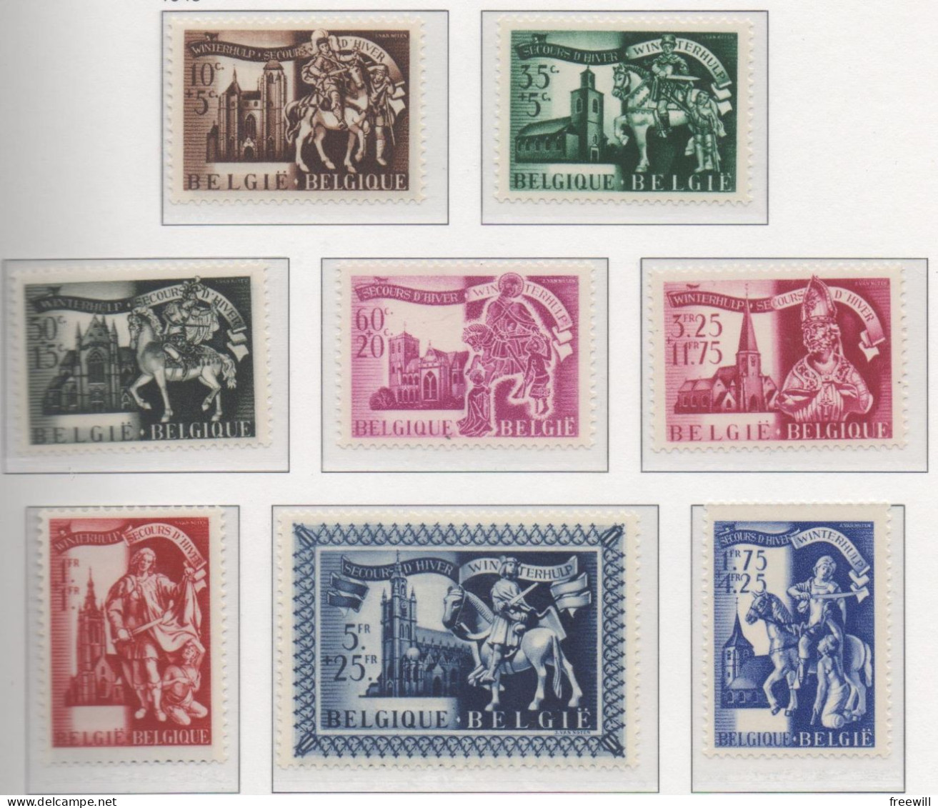 Timbres De L'année 1943 -Postzegels Van Het Jaar 1943 XXX - Ongebruikt