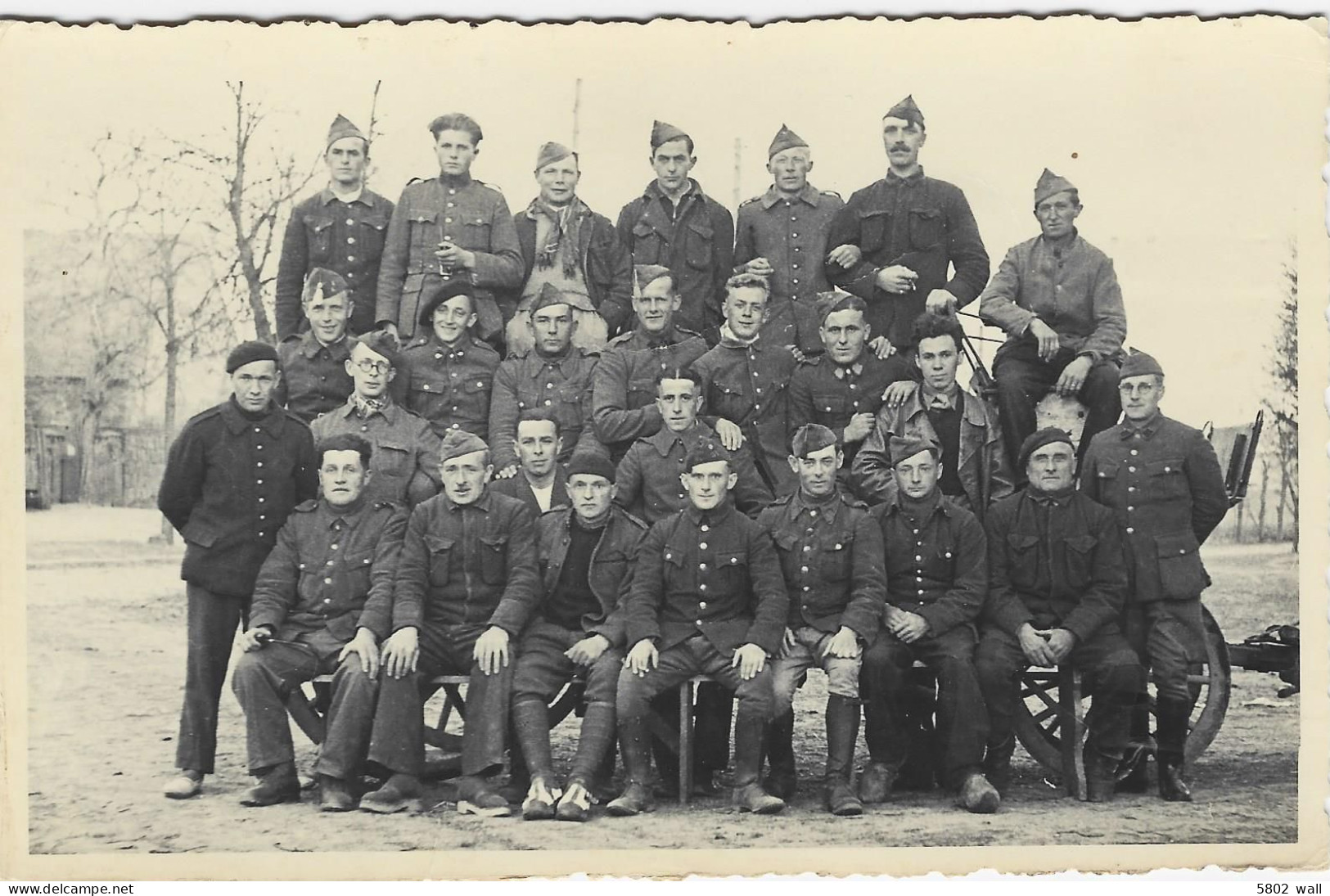 ARMEE BELGE : Groupe De Soldats Prisonniers - Weltkrieg 1939-45