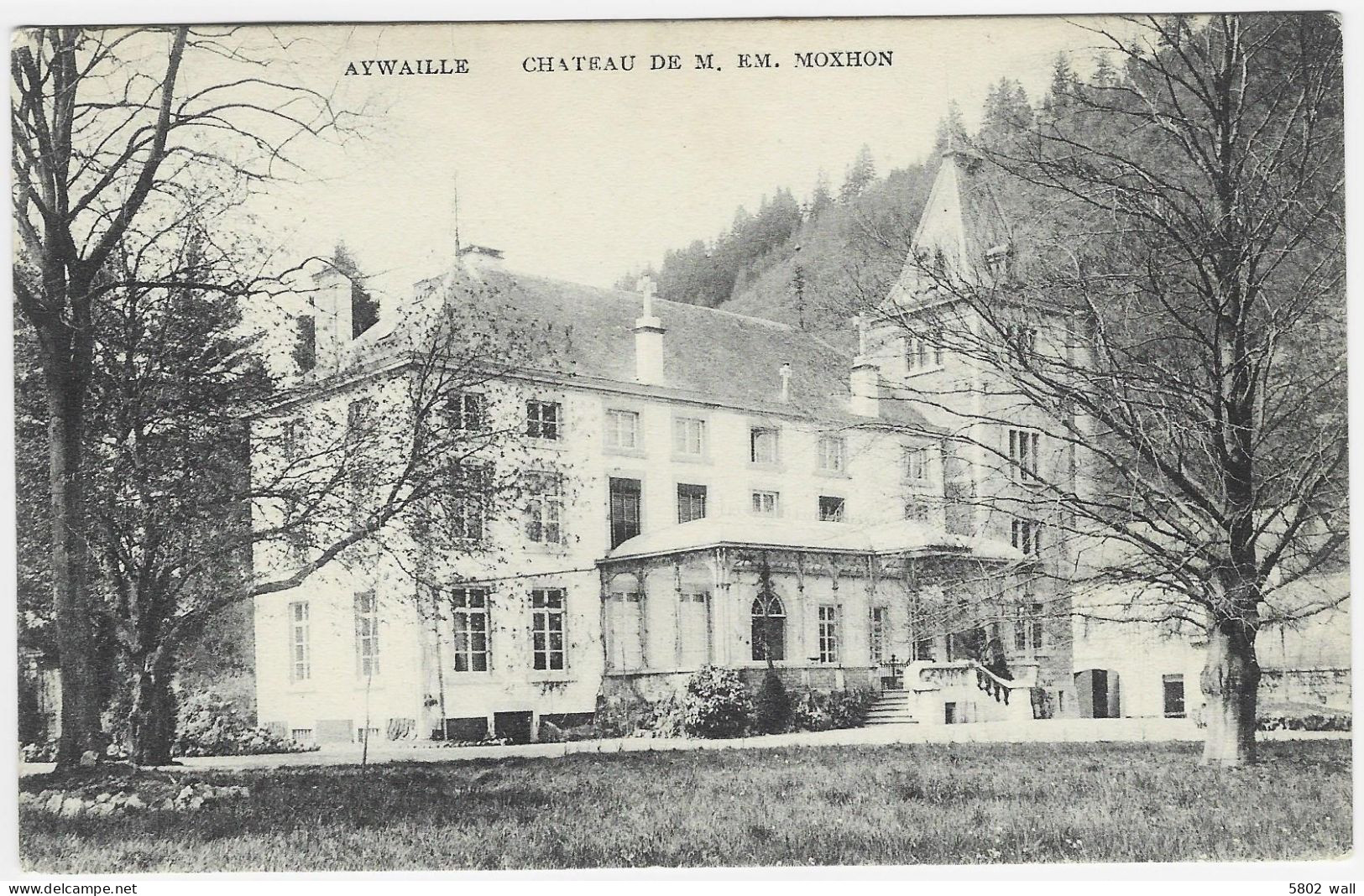 AYWAILLE - DIEUPART : Château De M. Emile Moxhon - Aywaille