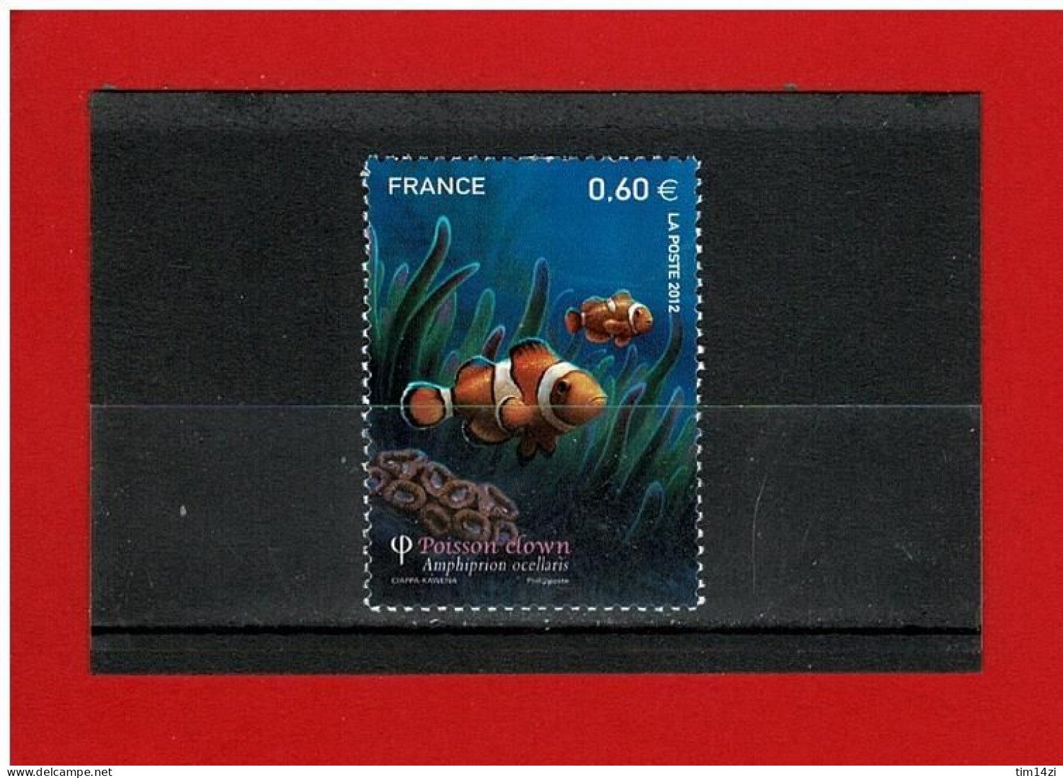 2012 - N° 4646 - NEUF** - FAUNE MARINE - POISSON CLOWN -  COTE Y & T : 2.00 Euros - Unused Stamps