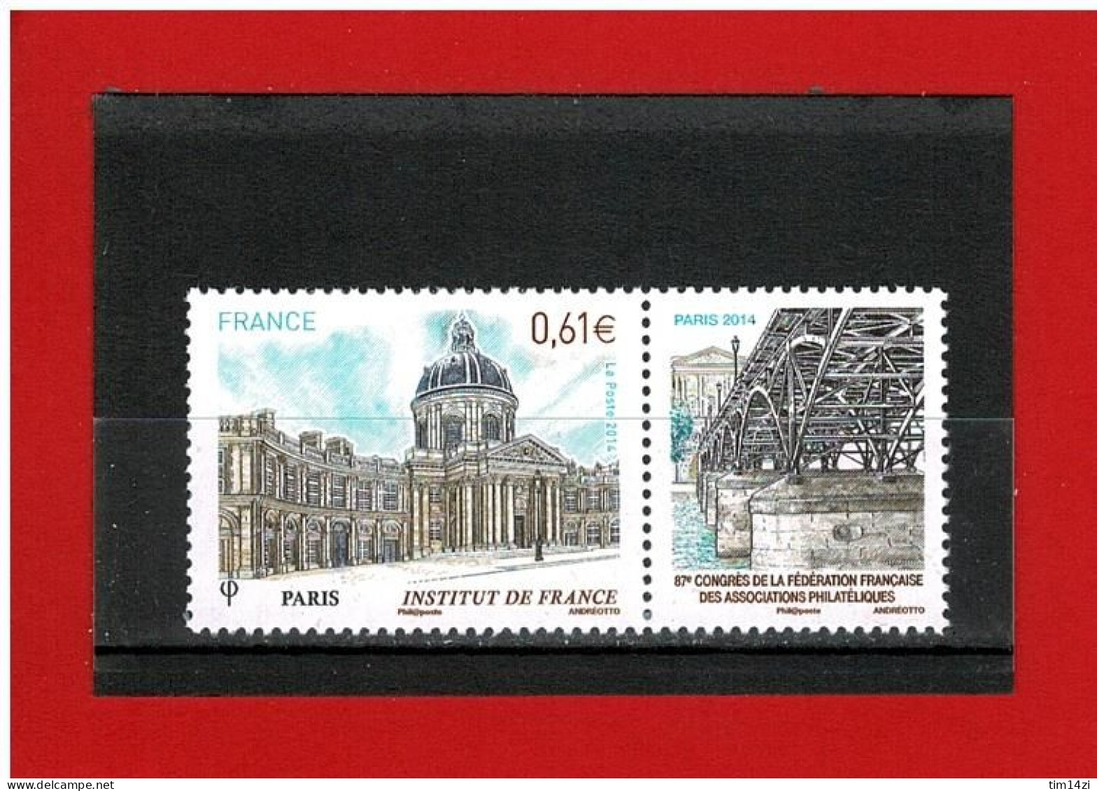 2014 -  - N° 4884 - NEUF** - 87ème CONGRES F.F.A.P - INSTITUT DE FRANCE - COTE Y & T : 2.10 Euros - Unused Stamps