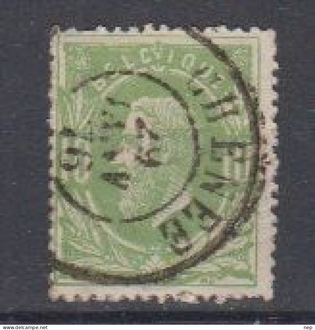 BELGIË - OBP - 1869/83 - Nr 30 - DCa (CHENEE) - Coba + 2.00 € - 1869-1883 Leopold II