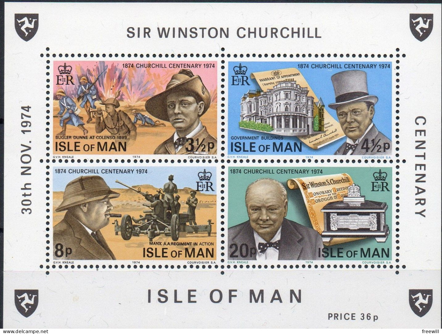 Sir Winston Churchill XXX 1974 - Man (Insel)